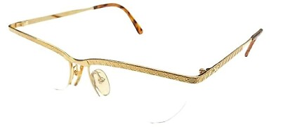 #ad CHRISTIAN DIOR 2776 44 women Golden eyeglasses eyewear frame made in Germany $196.89