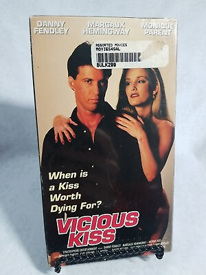 #ad VICIOUS KISS 1995 VHS Danny Fendley MARGAUX HEMINGWAY Brand New SEALED $44.99