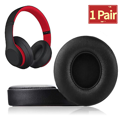 #ad 2x Ear Pad Cushion Replacement For Beats Dre Studio 2 3 Wireless Wired 2.0 3.0 $7.99