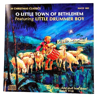 #ad 24 Christmas Classics O Little Town of Bethlehem amp; Little Drummer Boy 37110cd $10.00