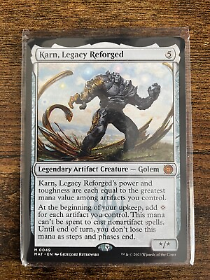 #ad MTG: Karn Legacy Reforged 0049 M March of the Machine: Aftermath $11.20