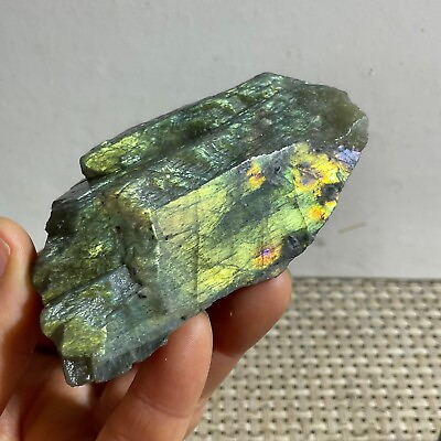 #ad 136g Top Labradorite Crystal Stone Natural Rough Mineral Specimen Healing b302 $21.45