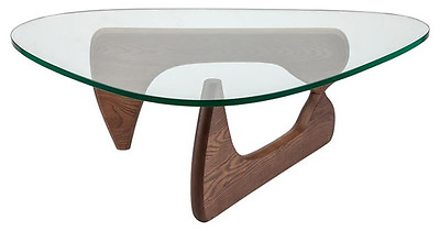 #ad Modern Isamu Noguchi style coffee table in walnut wood 100% solid wood $329.00