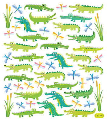 #ad Multicolored Stickers Alligator Fun $5.33