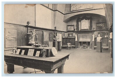 #ad Interior Little Studio The Augustus Saint Gaudens Memorial Cornish NH Postcard $14.98