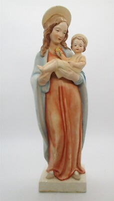 #ad Friedel Madonna holding Christ Child Germany US Zone 13quot; Mother Mary Jesus XCLNT $99.99