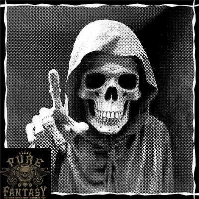 #ad Grim Reaper Skull Mens T Shirt 100% Cotton GBP 12.75