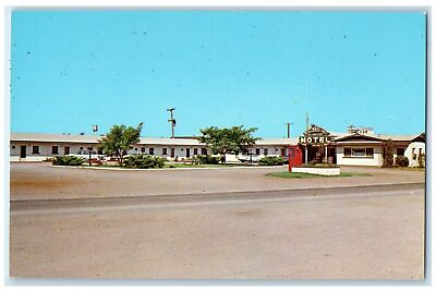 #ad c1960#x27;s Westward Ho Motel Exterior Roadside Frederick Oklahoma OK Trees Postcard $29.95