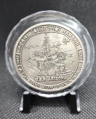 #ad London Bridge Coin Rotary Coin Lake Havasu City AZ 2002 USS Arizona $8.99