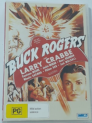 #ad Buck Rogers DVD 1939 Larry Crebe Constance Moore Adventure Region 4 AU $13.00