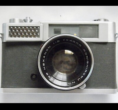 #ad Vintage Konica S Rangefinder Film Camera amp; Hexanon 48mm 1:2 lens From Japan $50.00