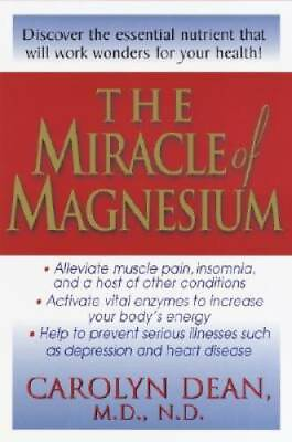 #ad The Miracle of Magnesium Paperback By Carolyn Dean GOOD $6.59