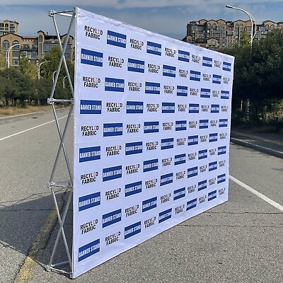 #ad 8#x27;x8#x27; Fabric Pop Up Display Stand for Trade Show Backdrop Booth Display Stand $269.99