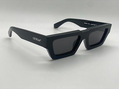 #ad Off White Sunglasses OERI129 1007 Black Sunglasses 54 19 140mm $399.99