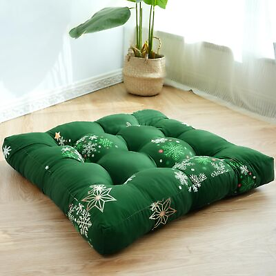 #ad Floor Pillow Meditation Cushion Square Large Pillows Seating for Adults Tuf... $28.51