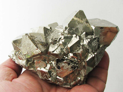 #ad PYRITE OCTAHEDRAL BRILLIANT CRYSTALS on MATRIX from PERU..UNUSUAL POINT CRYSTALS $250.00