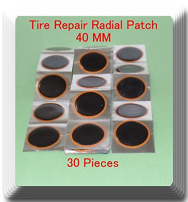 #ad 30 Pieces TP 040 Round Radial Repair Tire Patch Small Size 40MM High Quality $14.79