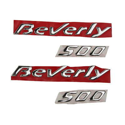 #ad For Piaggio Beverly 500 Decals 3D Raise Motorcycle Fairing Body Emblem Stickers $10.39