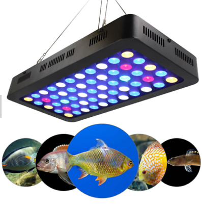 #ad 165W Dimmable Aquarium Grow Light Lamp Full Spectrum for Coral Reef Fish Tank UV $22.16