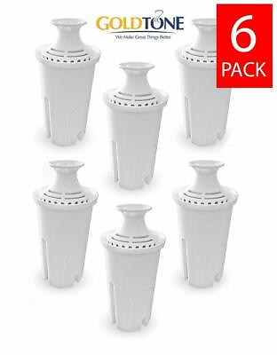 #ad 6 Brita Replacement Charcoal Water Pitcher Filters Replaces Brita by GoldTone $22.99