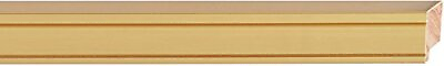 #ad Picture Frame Moulding Wood 18Ft Bundle Contemporary Gold Finish 1.25quot; Wid $121.95