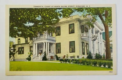 #ad Tubbert#x27;s Court @ N. Salina Street Syracuse N.Y. Post Card Unposted #1454 $5.94