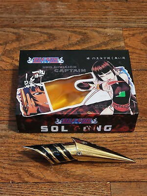 #ad Bleach Finger Pointer Ring 2nd Division Captain Soi Fon Bendable Anime Cosplay $149.99