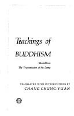 #ad Original Teachings of Cha#x27;an Buddhism Chang Chung Yuan $6.50