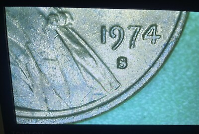 #ad 1974s Penny Error. DDO DDR. Also Has S Over S Repunched Mint Mark $40.00