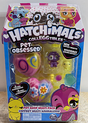#ad HATCHIMALS COLLEGGTIBLES Pet Obsessed Pet Shop Multi Pack New Hatchy Hearts $10.99