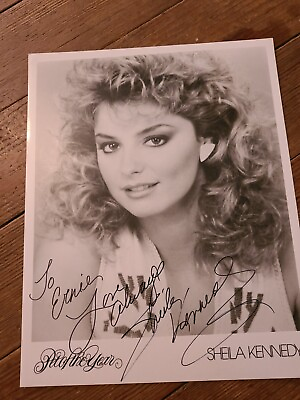 #ad PENTHOUSE PET OF THE YEAR MODEL 1983 PHOTO BW 8X10 MUSIC SIGNED $22.80