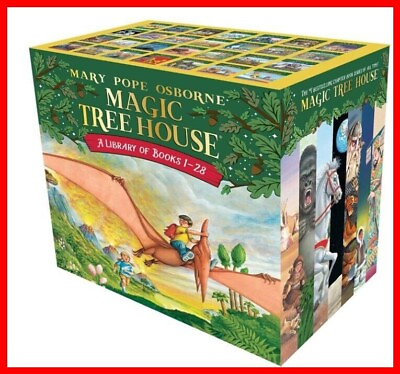#ad Magic Tree House Books 1 28 Boxed Set by Mary Pope Osborne NEW $48.00