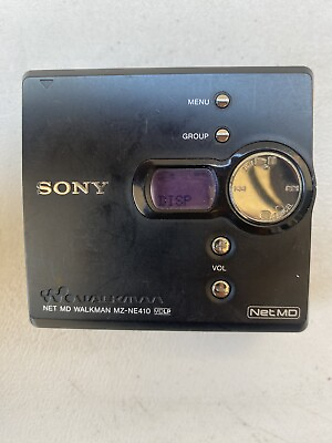 #ad Vintage Sony Net MD Walkman MZ NE410 MiniDisc Player Tested amp; Working $100.00