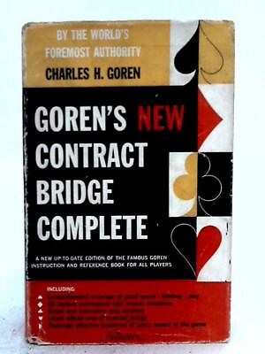 #ad New Contract Bridge Complete Charles Henry Goren 1958 ID:61756 $17.00