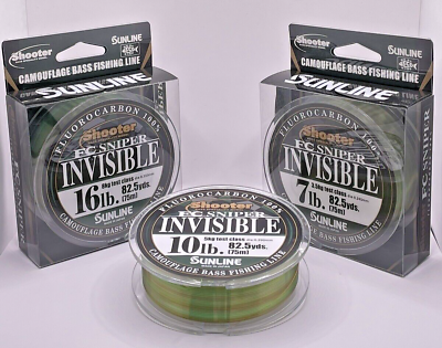 #ad Sunline Shooter FC Sniper Invisible Fluorocarbon Fishing Line $19.76