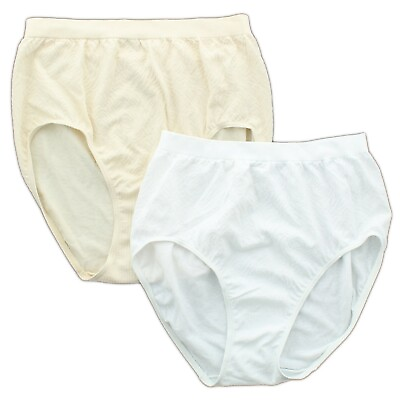 #ad Bali Comfort Revolution Seamless Women#x27;s Cool Comfort Brief Panty Underwear 803J $9.99