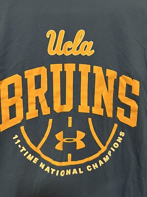 #ad NWOT UCLA Bruins Shirt 11x Champions NCAA Basketball Large Under Armour Blue SGA $11.99