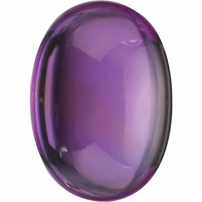 #ad Natural Fine Purple Amethyst Oval Cabochon Brazil AAA Grade $139.95