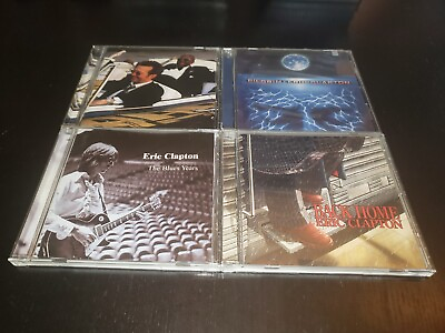 #ad Eric Clapton 4 CD Lot Riding with the King Pilgrim The Blues Years amp; Back Home $12.95