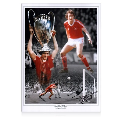 #ad Trevor Francis Signed Nottingham Forest Photo: 1979 European Cup Winner $131.30