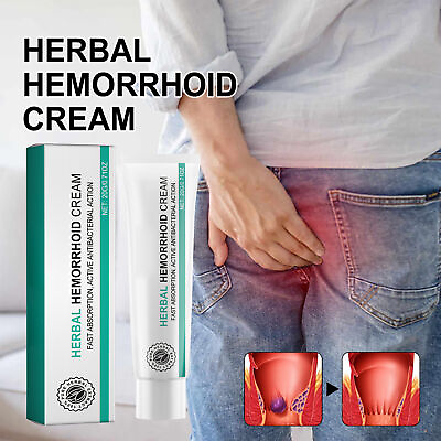 #ad 20g Natural Ointment Herbal Hemorrhoids Cream Anal Internal External Piles Cream $20.95