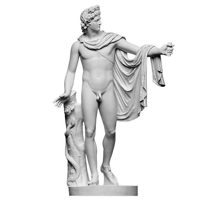 #ad Belvedere Apollo Statue Handmade Marble Sculpture Exact Museum Copy of Vatican $189.00