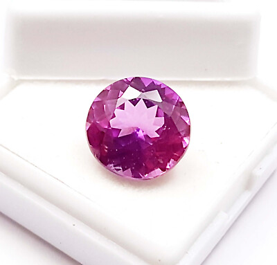 #ad 10.10 Ct Extremely Rare Natural Purple Tanzanite Round Cut Loose Gemstone $26.29