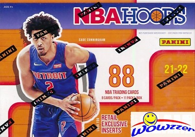 #ad 2021 22 Panini Hoops Basketball EXCLUSIVE HUGE Factory Sealed Blaster Box 88 Cd $26.95
