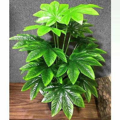 #ad Large Artificial Palm Tree Plants Rare Tropical Green Plant Outdoor Indoor Decor $21.99