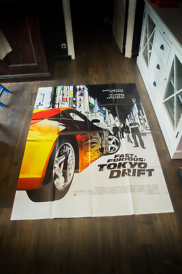 #ad FAST AND FURIOUS TOKYO DRIFT 2006 Original Movie Poster Fold French Grande FMC $269.00