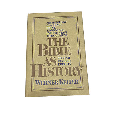 #ad The Bible As History by Werner Keller 2nd Revised Edition 1981 Hardcover $12.80
