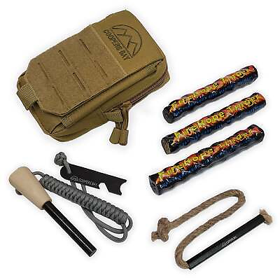 #ad FireStorm™ Plus Complete Ferro Rod Fire Starter Kit $31.95