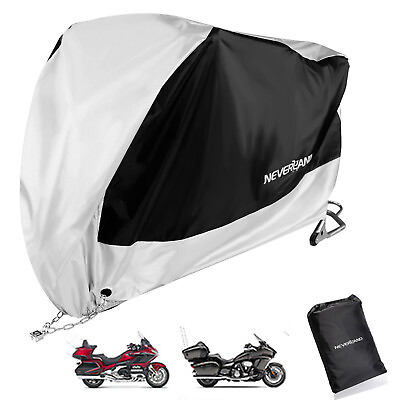 #ad XXXL Motorcycle Cover Waterproof UV Protector Heavy Duty Fit For Honda Goldwing $20.19
