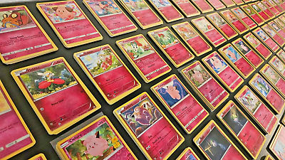 #ad 10x FAIRY PINK Pokemon Card Collection Set Deck Building HOLO EVOLUTIONS $7.06